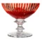 Ваза для конфет с крышкой ГХЗ Любава 29,1 см, хрусталь, красная