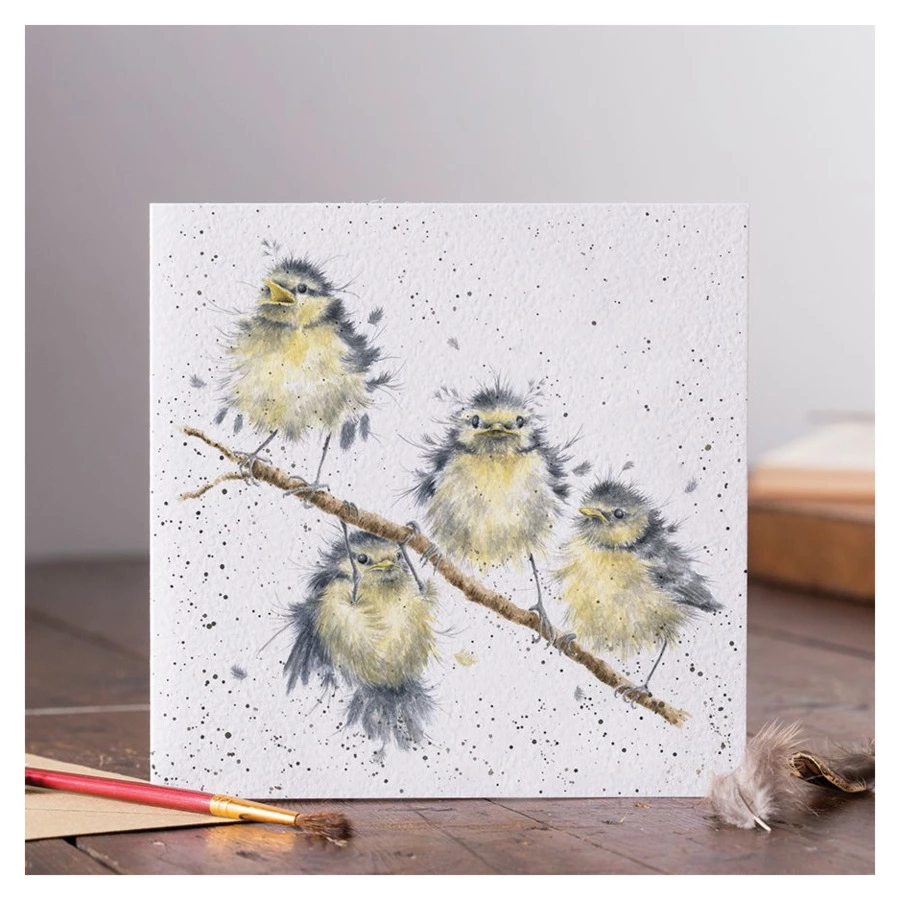 Открытка с конвертом Wrendale Hanging out with Friends 15х15см, п/к