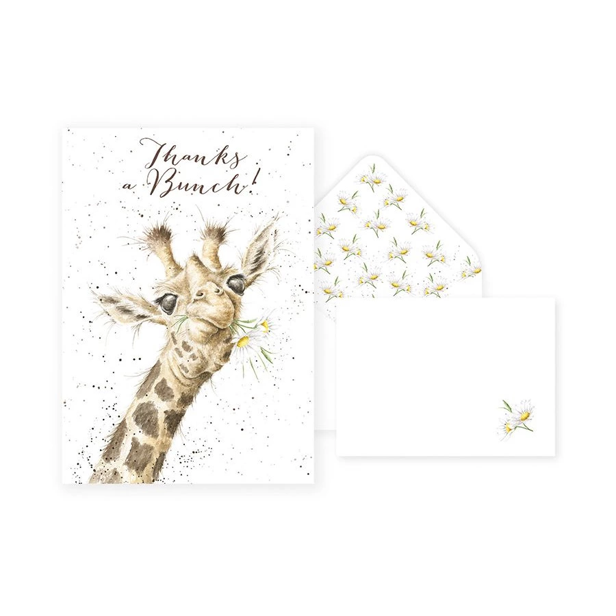 Набор для письма Wrendale Thanks a Bunch 11х15см (открытки, конверты), п/к