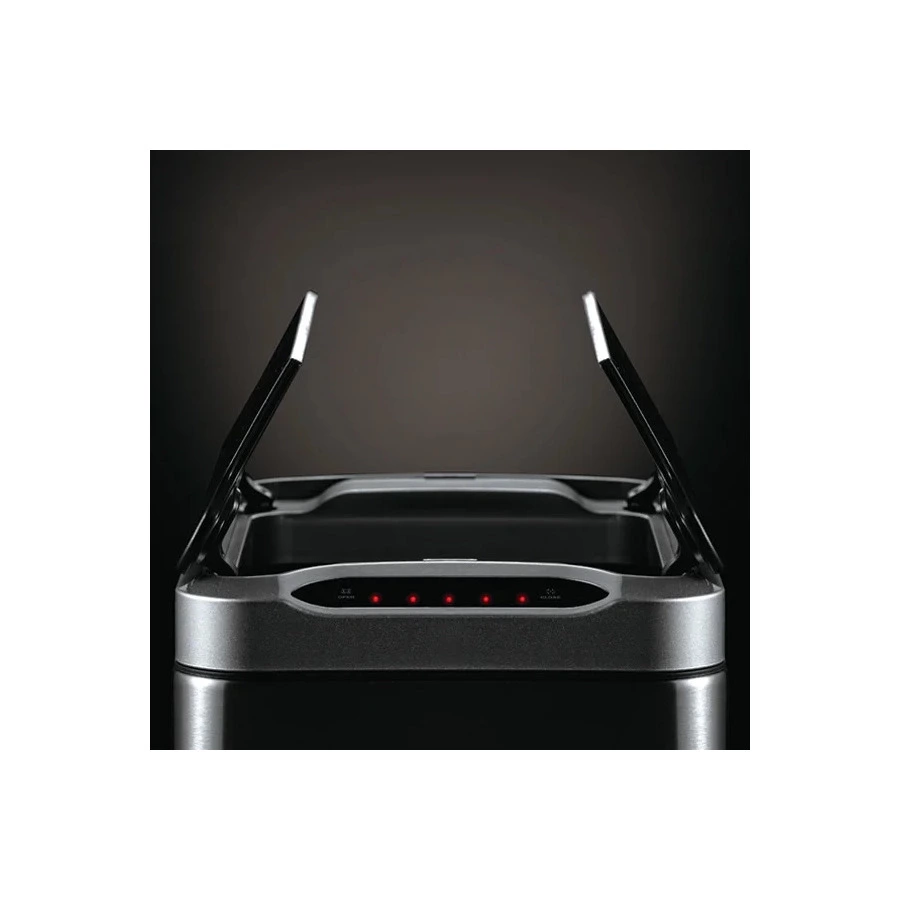 Ведро для мусора сенсорное EKO Phantom  20 л, сталь нержавеющая, серебряный