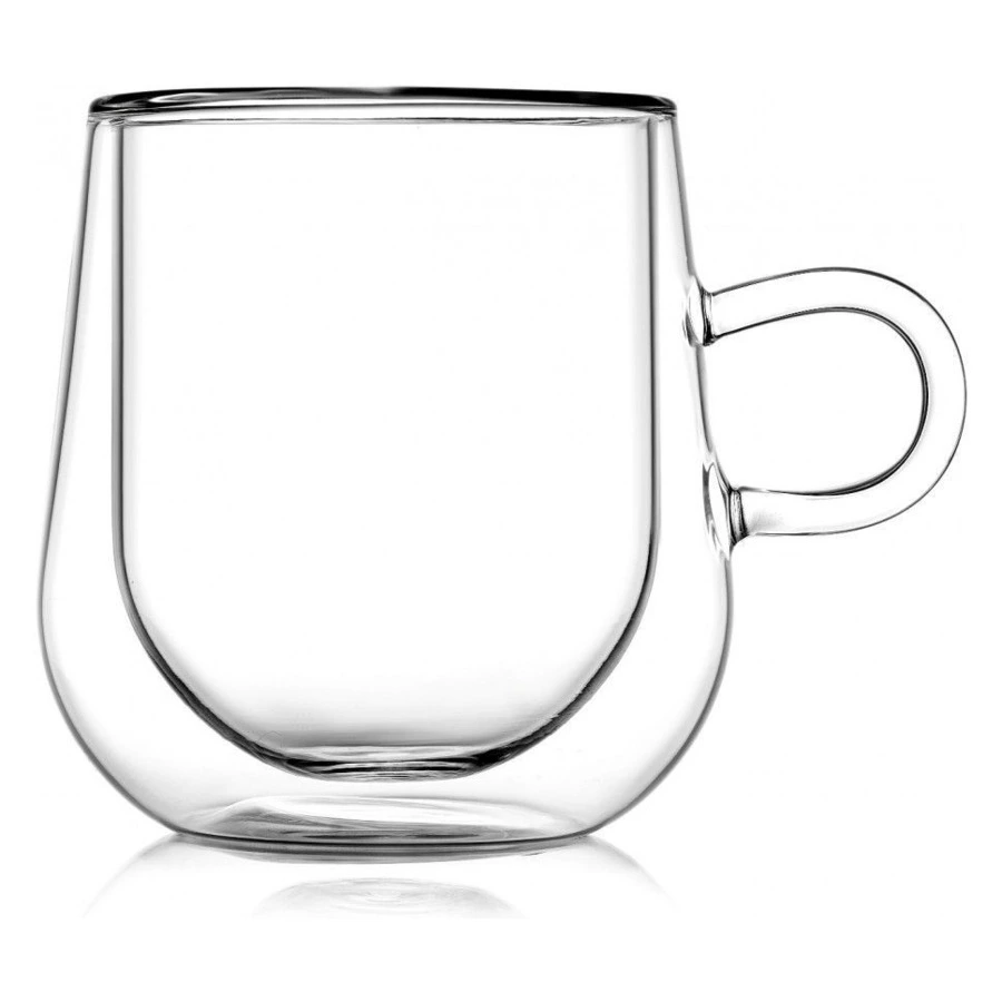 Термокружка WALMER Viscount 275мл, стекло термостойкое