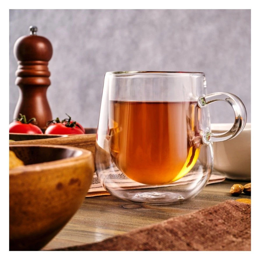 Термокружка WALMER Viscount 275мл, стекло термостойкое