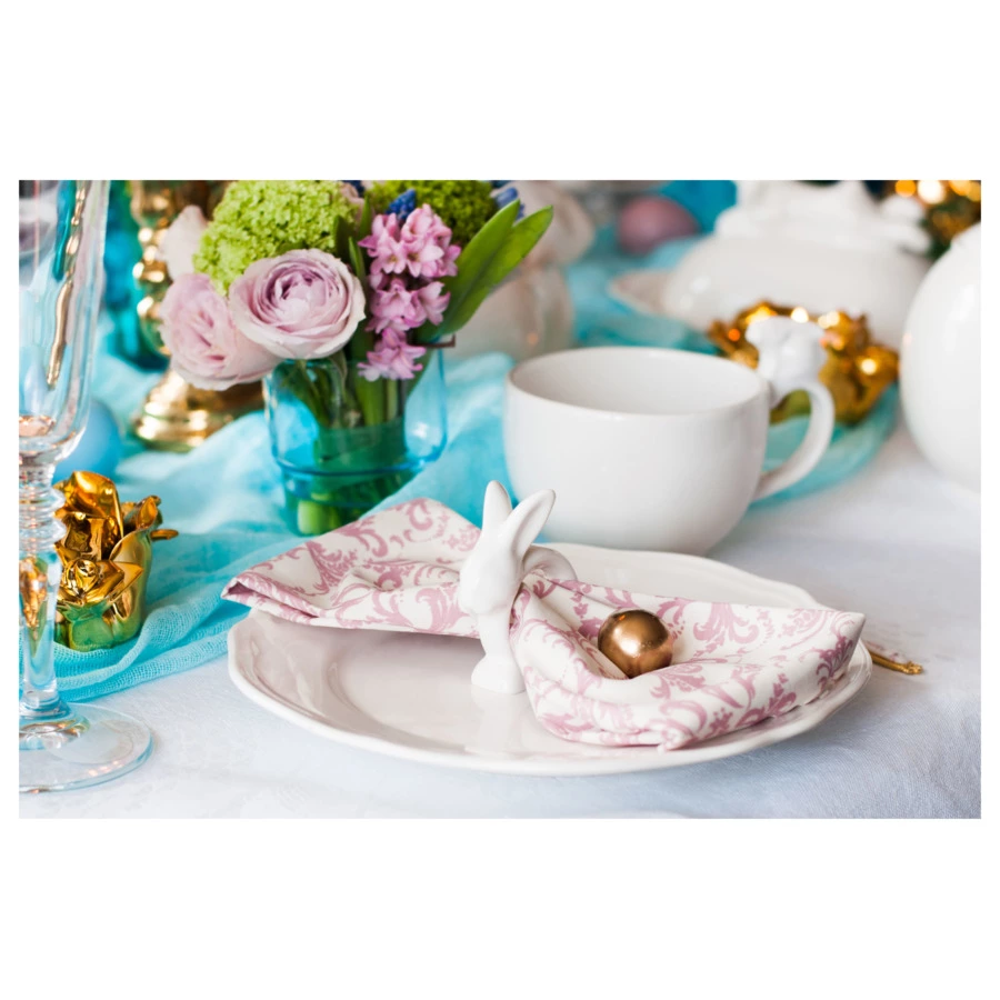 Колечко для салфеток Claystreet Кролик 7,5 см, фарфор, белый