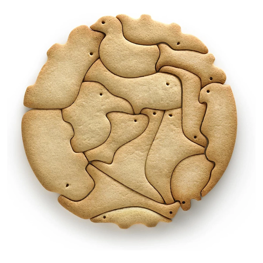 Форма для приготовления печенья LEKUE Животные, силикон, салатовый, п/к