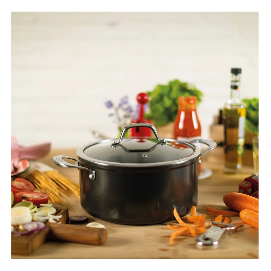 Кастрюля со стеклянной крышкой KUHN RIKON Easy Pro d18см 2,3л, п/к