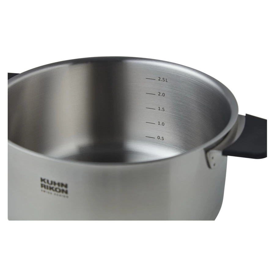 Кастрюля с крышкой KUHN RIKON Smart&Compact d24см 5л, сталь нержавеющая