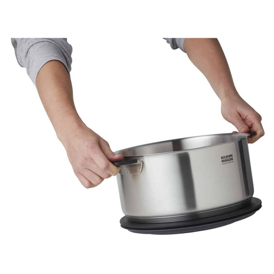 Кастрюля с крышкой KUHN RIKON Smart&Compact d24см 5л, сталь нержавеющая