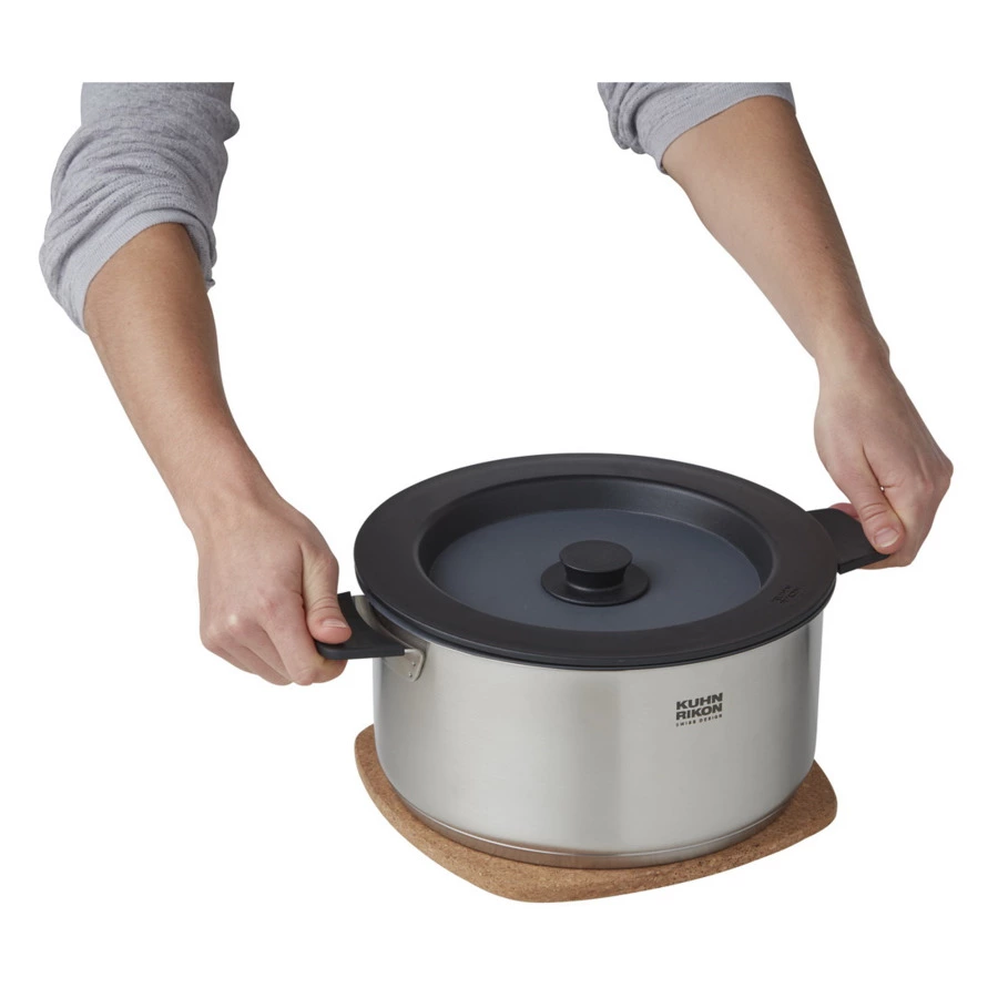 Кастрюля с крышкой KUHN RIKON Smart&Compact d24см 5л, сталь нержавеющая
