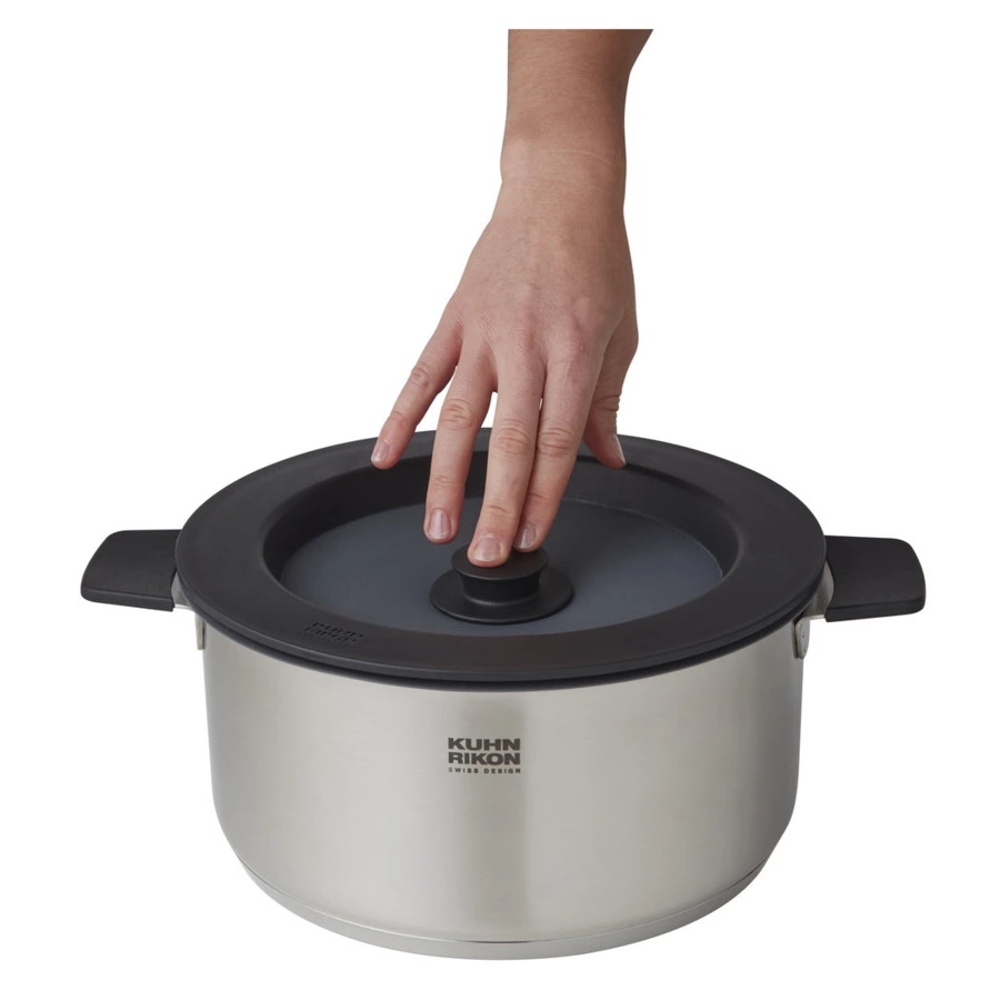 Кастрюля с крышкой KUHN RIKON Smart&Compact d24см 5л, сталь нержавеющая