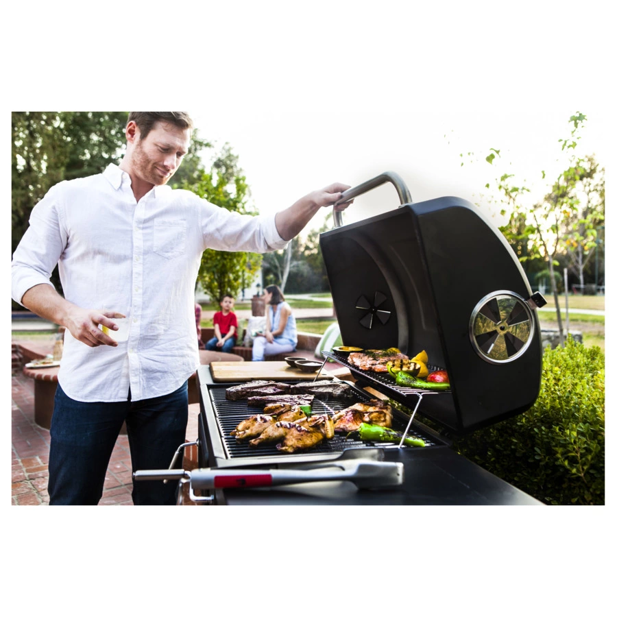 Гриль угольный Char-Broil Performance 74х42х58 см, сталь нержавеющая, черный