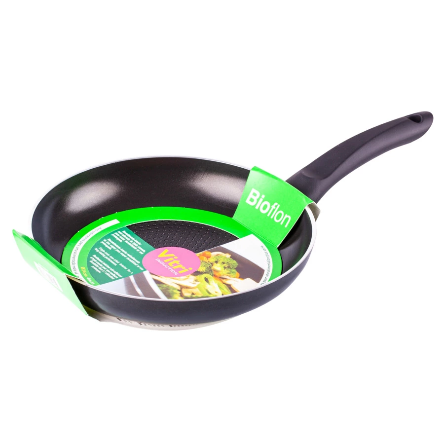 Сковорода индукционная антипригарная Bioflon Vitri d24см, алюминий