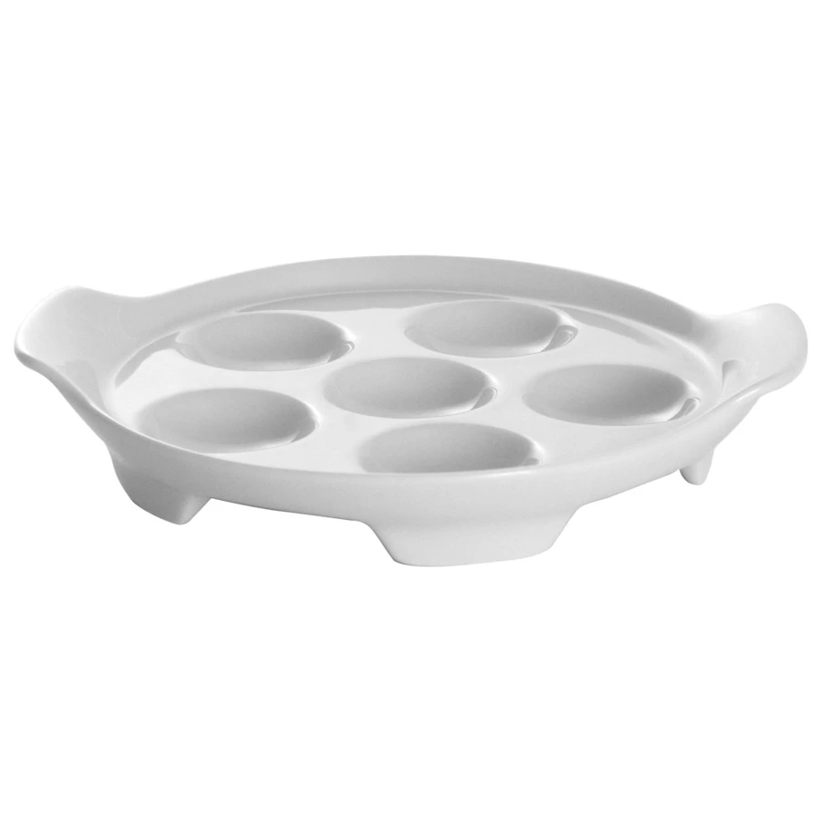 Блюдо для улиток 6 секций Degrenne Модуло Ньюкук 16,6 см, фарфор