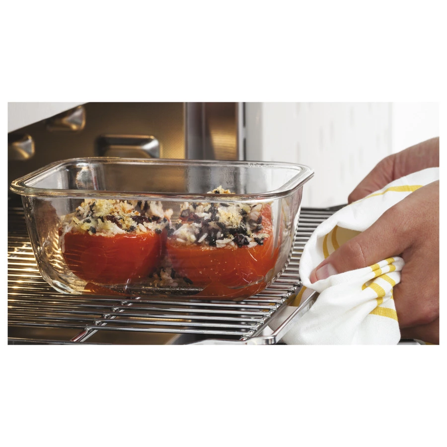 Контейнер прямоугольный Bormioli Rocco Frigoverre Evolution 775 мл, 23х18 см, стекло закаленное