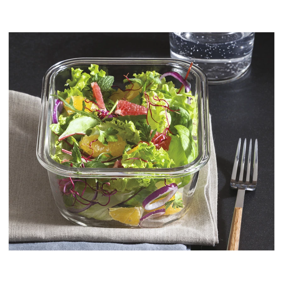 Контейнер прямоугольный Bormioli Rocco Frigoverre Evolution 775 мл, 23х18 см, стекло закаленное