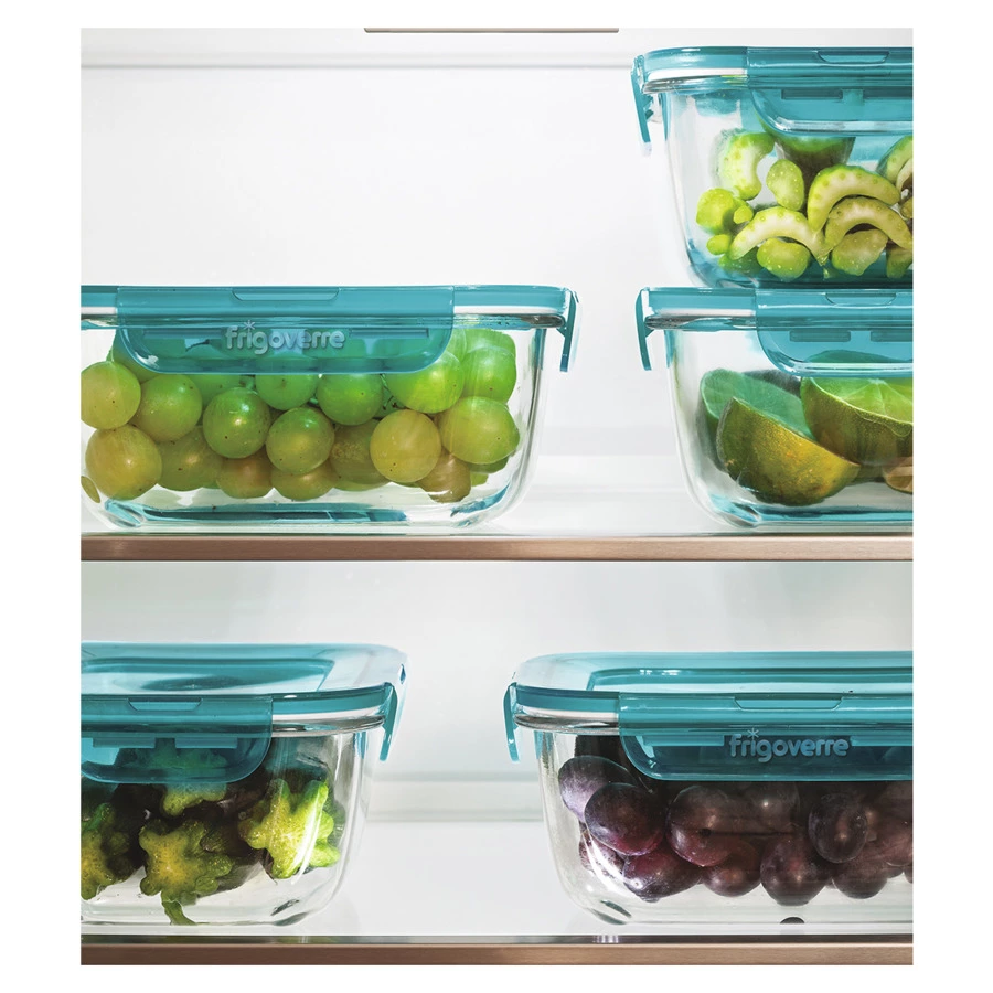 Контейнер прямоугольный Bormioli Rocco Frigoverre Evolution 775 мл, 23х18 см, стекло закаленное