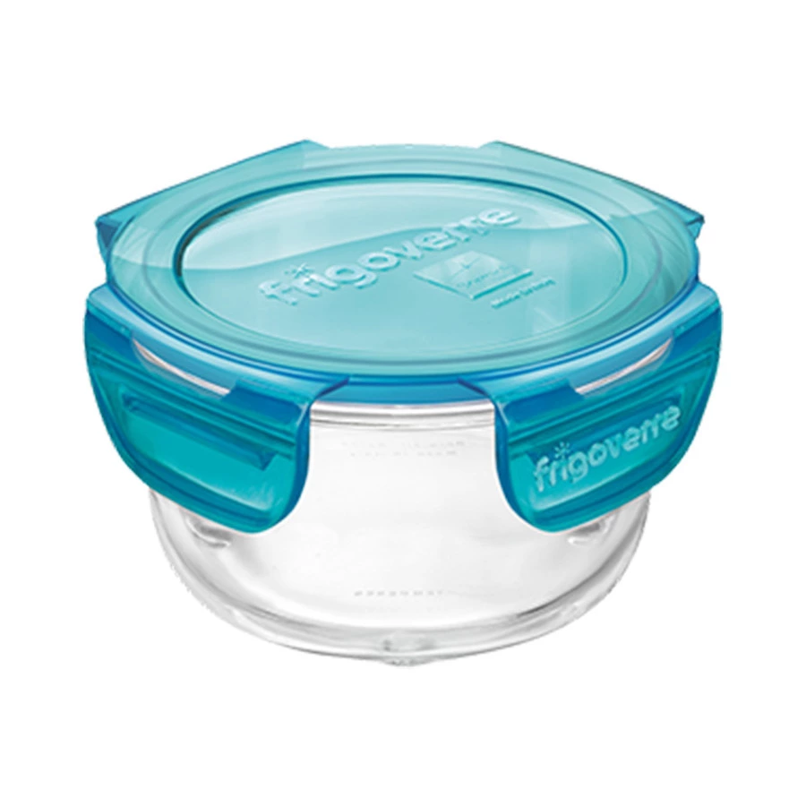 Контейнер круглый Bormioli Rocco Frigoverre Evolution 180 мл, 9,5 см, стекло закаленное