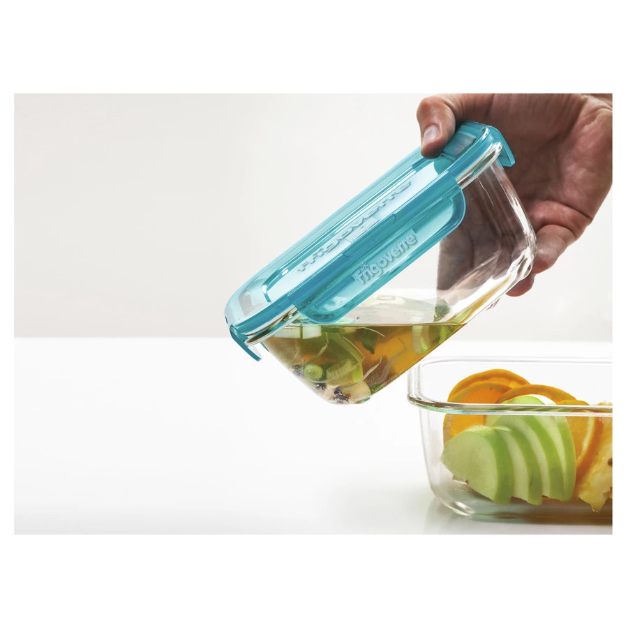 Контейнер круглый Bormioli Rocco Frigoverre Evolution 180 мл, 9,5 см, стекло закаленное