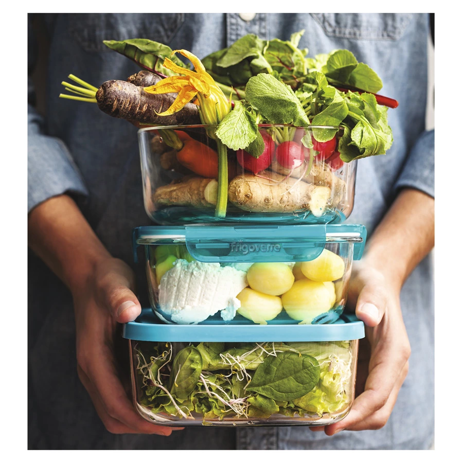 Контейнер круглый Bormioli Rocco Frigoverre Evolution 180 мл, 9,5 см, стекло закаленное