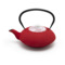 Чайник заварочный Bredemeijer Yantai 1,2 л, с фильтром, чугун, с фарфоровой крышкой, красный