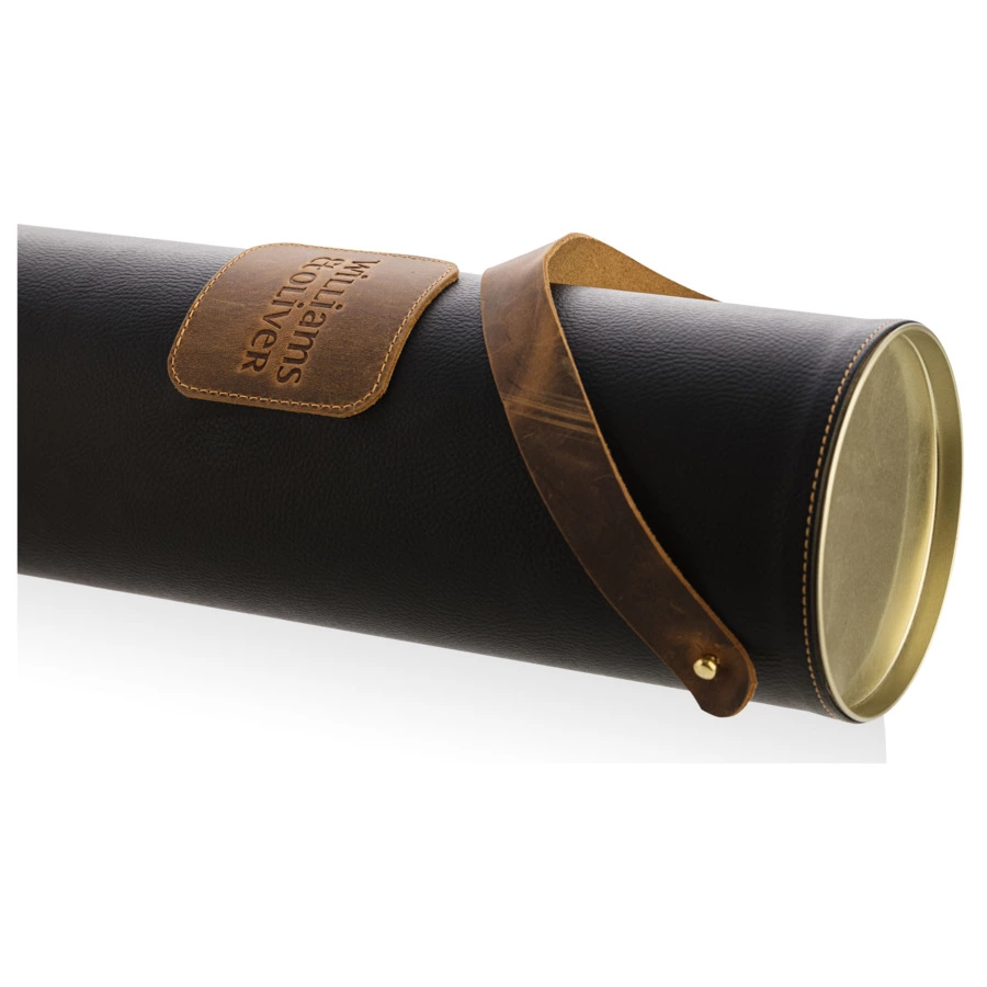 Фартук Williams Oliver Buffalo, розовые цветы, размер 46-56, кожа натуральная, лазерная обработка