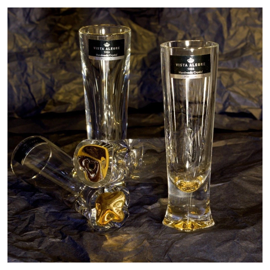 Набор для водки графин и 4 рюмки Vista Alegre Карты, хрусталь