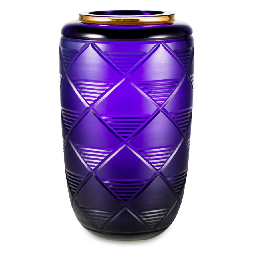 Ваза Vista Alegre Джет Блэк 20,5 см, стекло, синяя