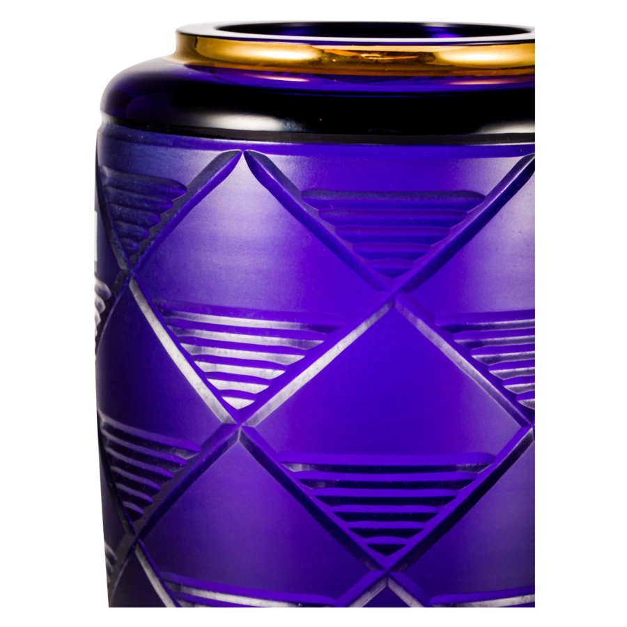 Ваза Vista Alegre Джет Блэк 20,5 см, стекло, синяя