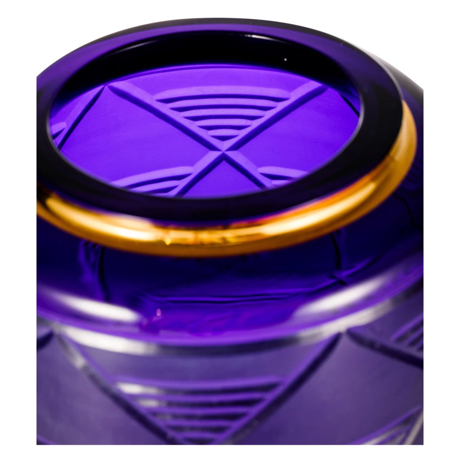 Ваза Vista Alegre Джет Блэк 20,5 см, стекло, синяя