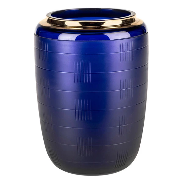 Ваза Vista Alegre Джет Блэк 15 см, стекло, синяя