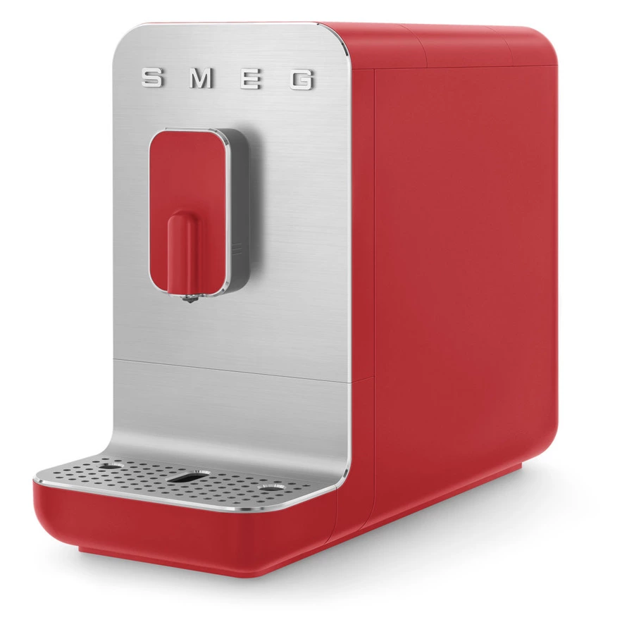 Кофемашина автоматическая SMEG BCC01RDMEU Collezione, 7 программ кофе,  красный-матовый