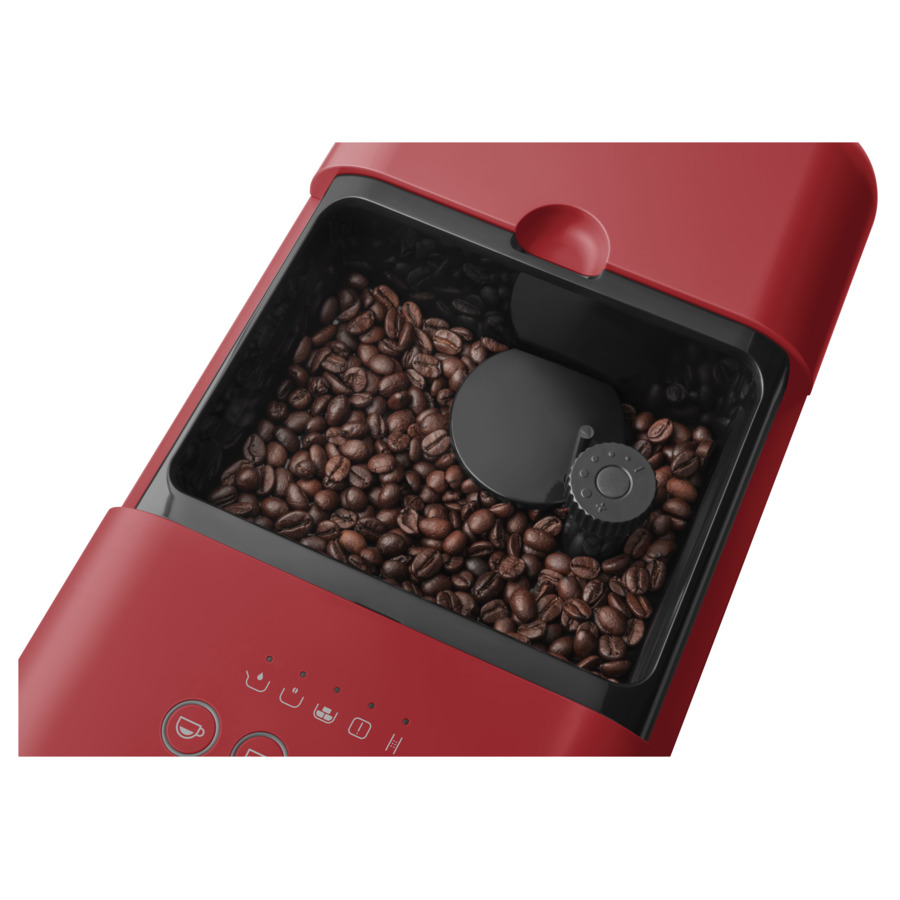 Кофемашина автоматическая SMEG BCC01RDMEU , красный-матовый