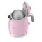 Чайник мини электрический SMEG KLF05PKEU 800 мл, розовый