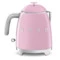 Чайник мини электрический SMEG KLF05PKEU 800 мл, розовый