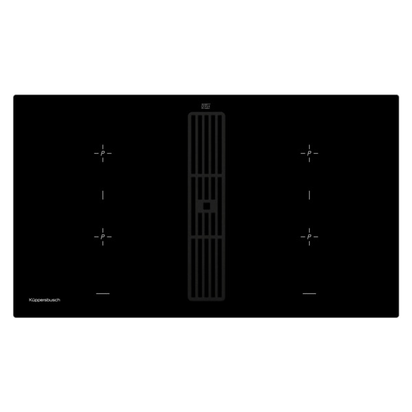 Индукционная варочная панель с вытяжкой Kuppersbusch KMI 9850.0 SR, черный