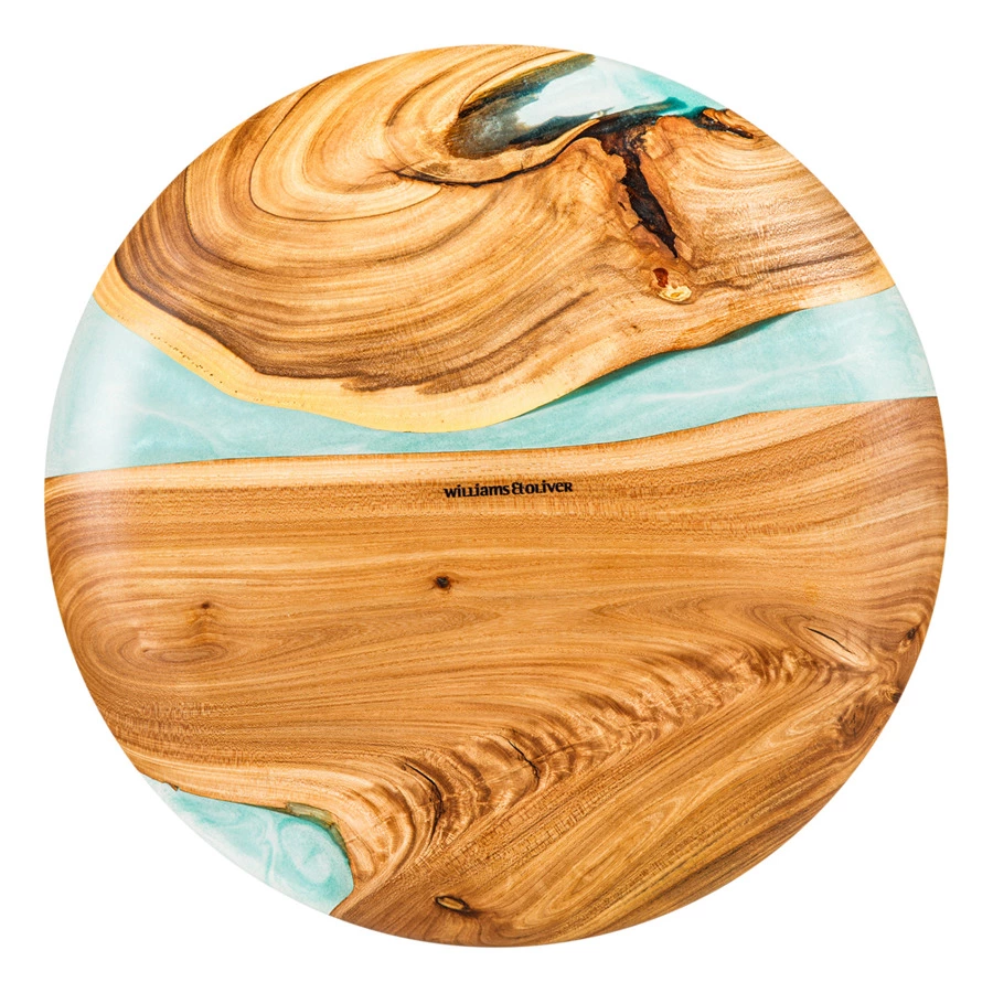 Блюдо сервировочное Williams Oliver Река d35см, дерево