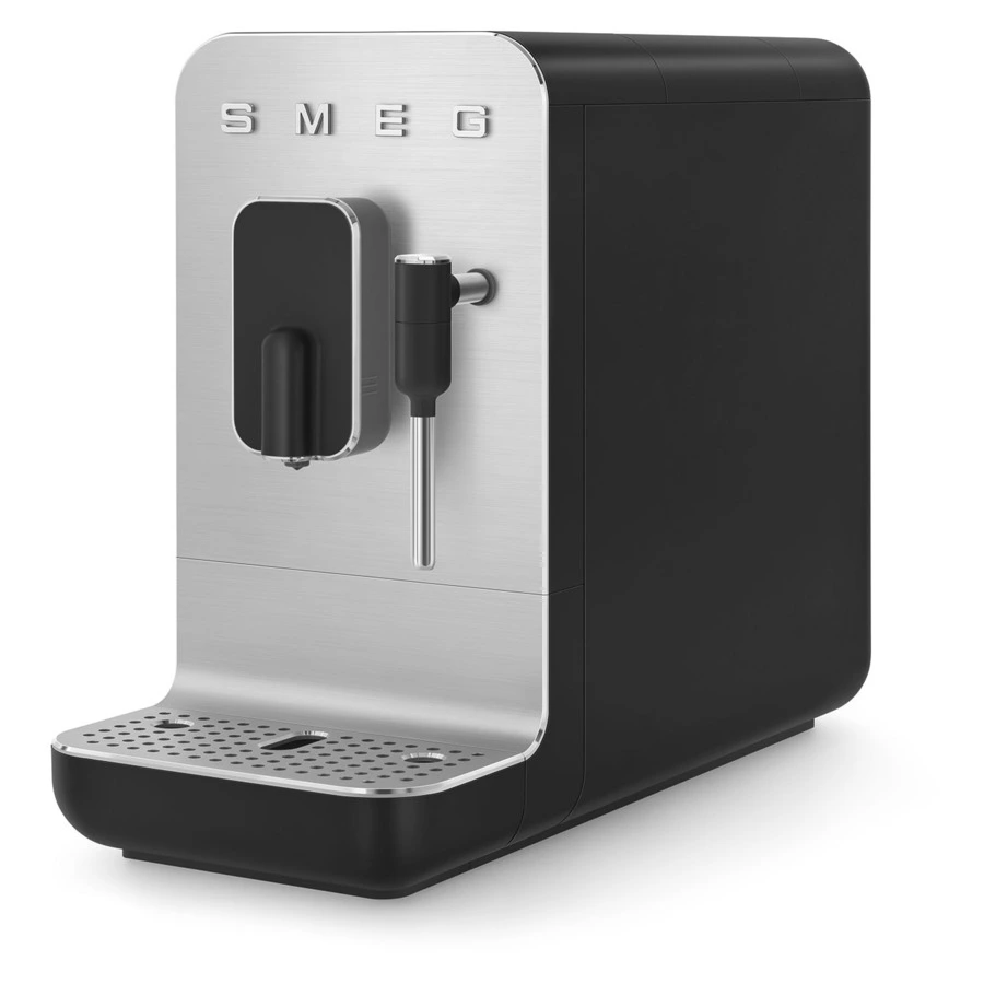 Кофемашина автоматическая SMEG BCC02BLMEU Collezione, 6 программ кофе, капучинатор, матовый черный