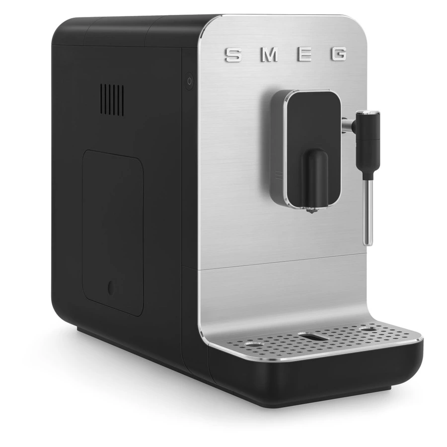 Кофемашина автоматическая SMEG BCC02BLMEU Collezione, 6 программ кофе, капучинатор, матовый черный