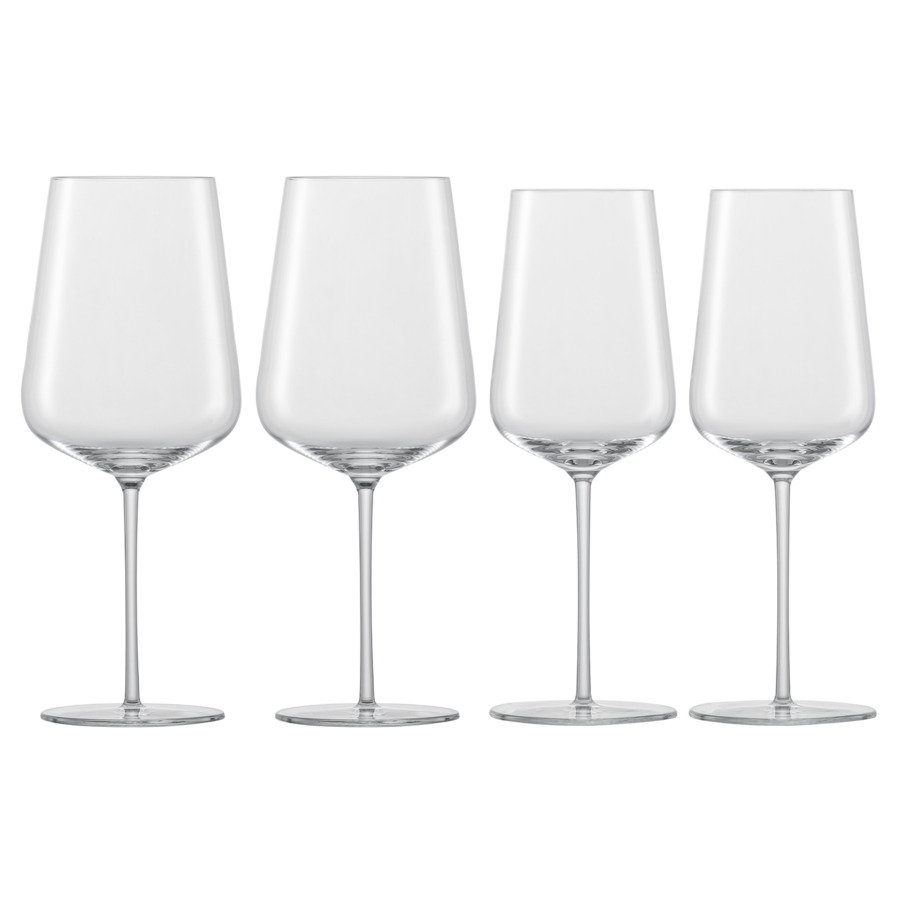 Набор бокалов для вина Zwiesel Glas Вервино на 2 персоны 4 предмета, п/к