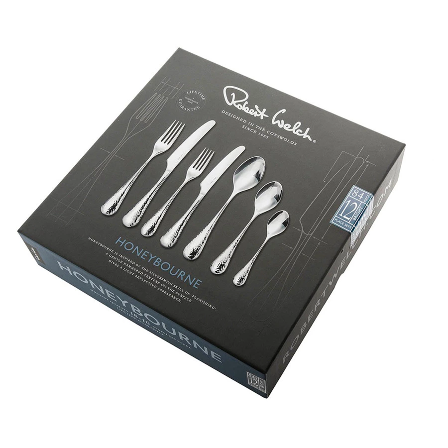 Набор столовых приборов Robert Welch Honeybourne на 12 персон 84 предмета, сталь нержавеющая, п/к