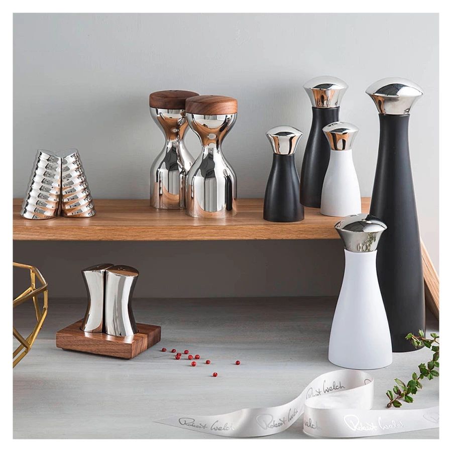 Набор мельниц для соли и перца на подставке Robert Welch Signature, пластик, п/к