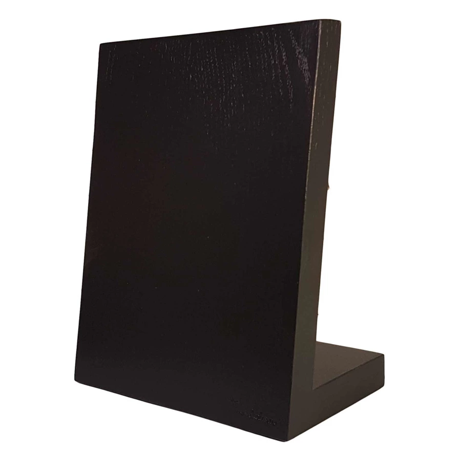 Подставка магнитная для 4 кухонных ножей Woodinhome Н26х20х12,5см, черный дуб