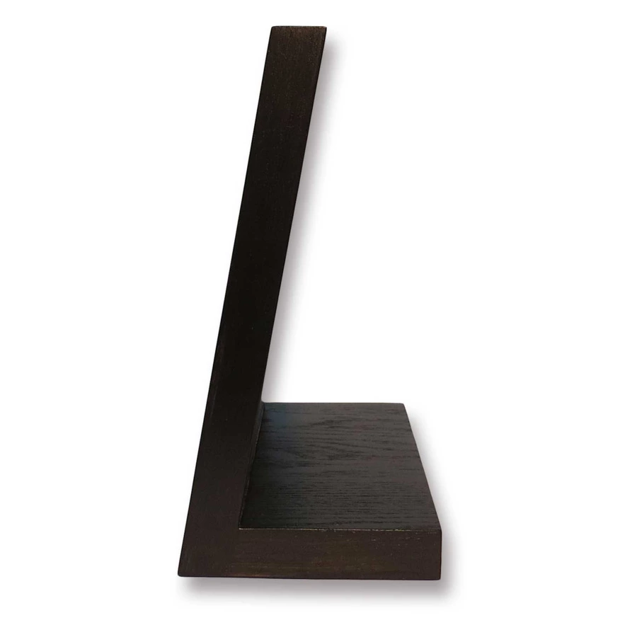 Подставка магнитная для 5 кухонных ножей Woodinhome Н26х25х12,5см, черный матовый дуб