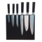 Подставка магнитная настольная для 6 кухонных ножей Woodinhome 30х12,5х26см, черный, дуб