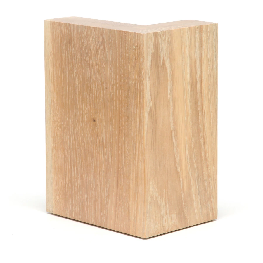 Подставка магнитная угловая для 8 кухонных ножей Woodinhome Н24х17,5х12,5см, беленый дуб