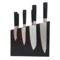 Подставка магнитная для 8 кухонных ножей Woodinhome двусторонняя Н24х26х7,5см, черный дуб