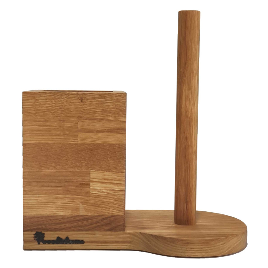 Подставка для кухонных принадлежностей Woodinhome 25х14х24 см, дуб подставка для кухонных принадлежностей zwilling малая бамбук