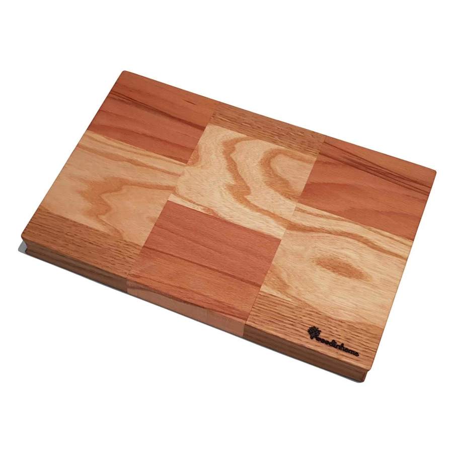 Доска разделочная Woodinhome 30х20х2,5см, дуб, бук, ясень