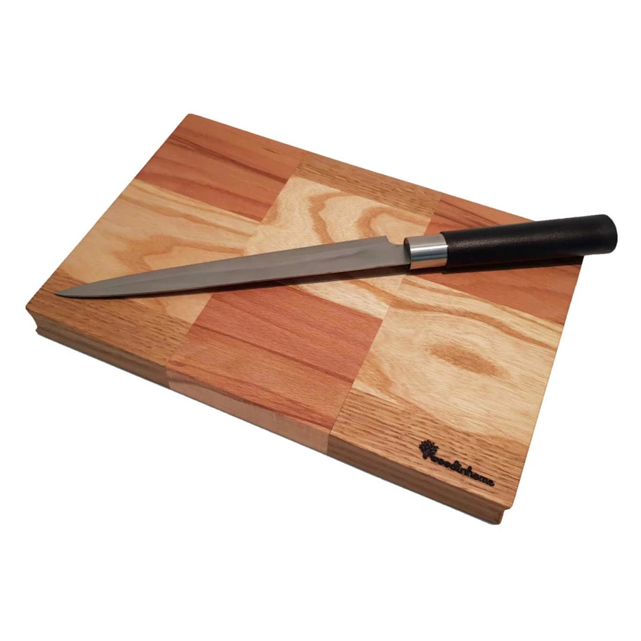 Доска разделочная Woodinhome 30х20х2,5см, дуб, бук, ясень