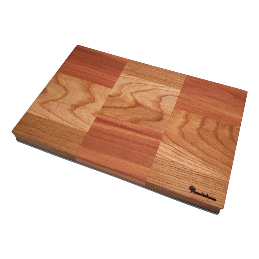 Доска разделочная Woodinhome 36х24х2,5см, дуб, бук, ясень