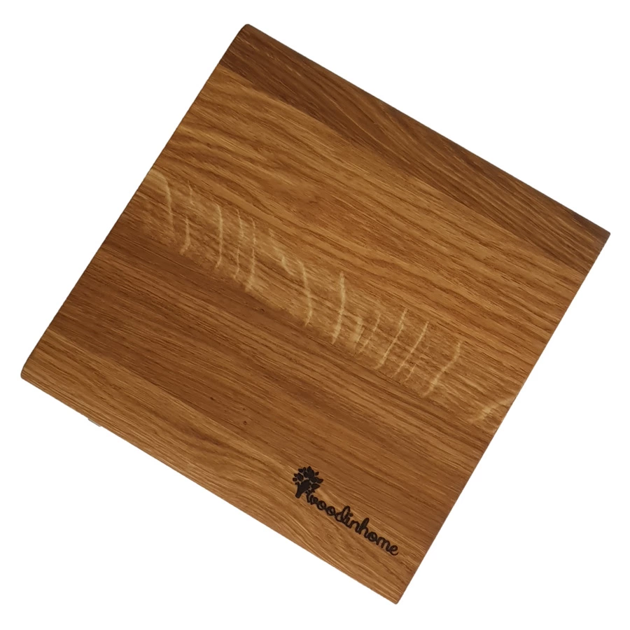 Подставка под горячее Woodinhome 19х19х2см, натуральный дуб